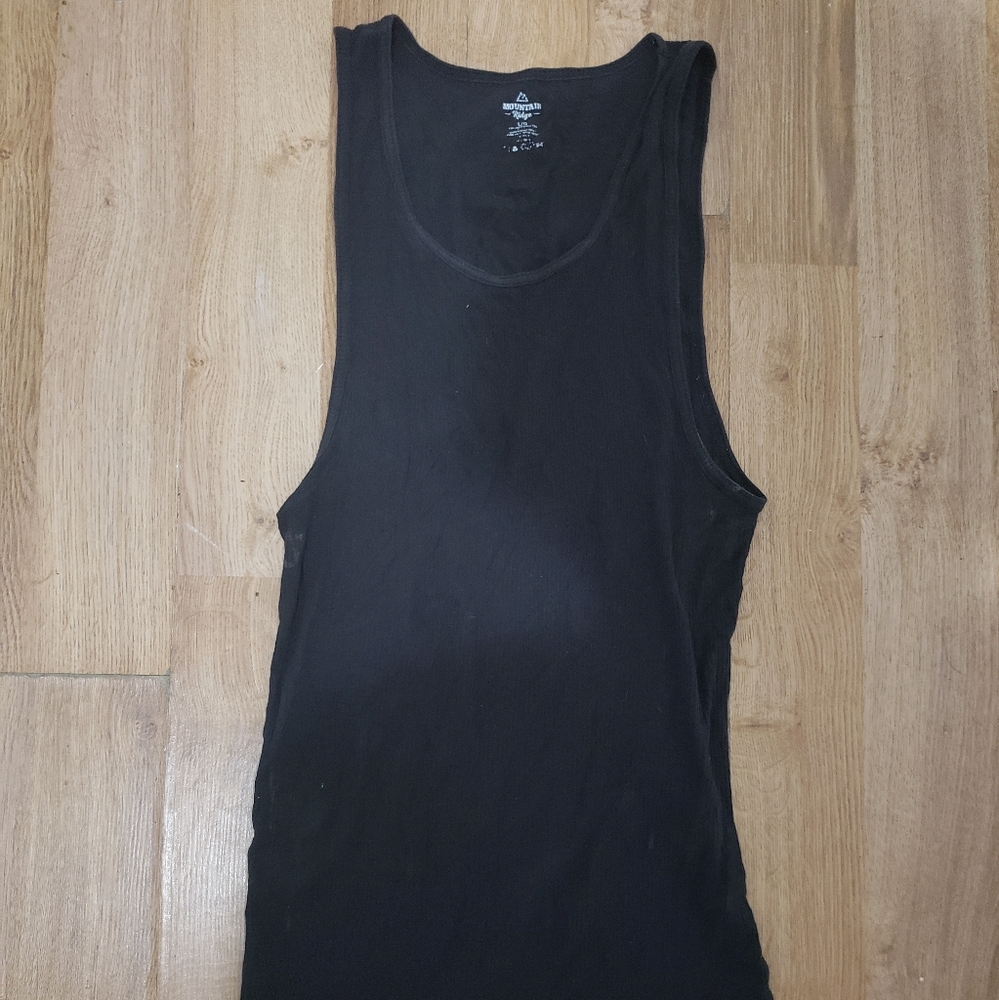 Unisex Black Tank Top for Men